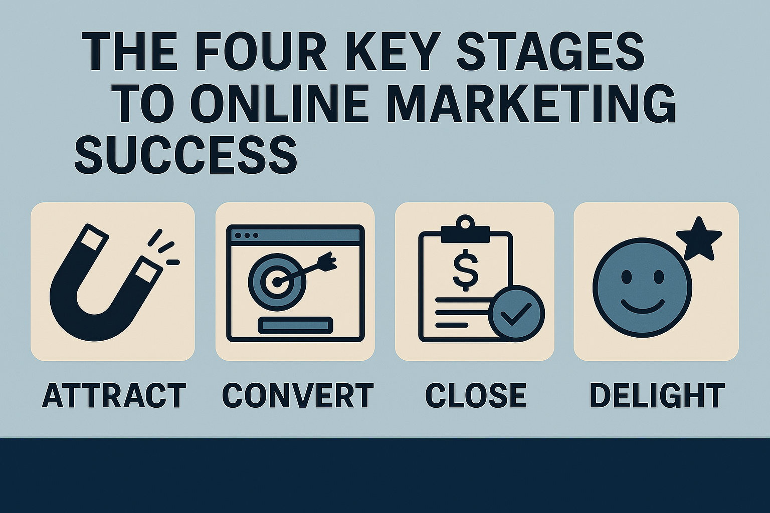 The Four Key Stages to Online Marketing Success The Four Key Stages to Online Marketing Success
