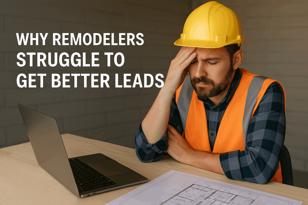 Why Most Remodelers Struggle to Get Better Leads Why Most Remodelers Struggle to Get Better Leads